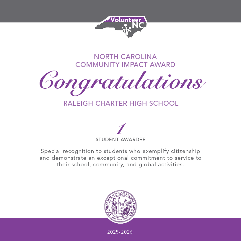 2025-26 North Carolina Community Impact Awards