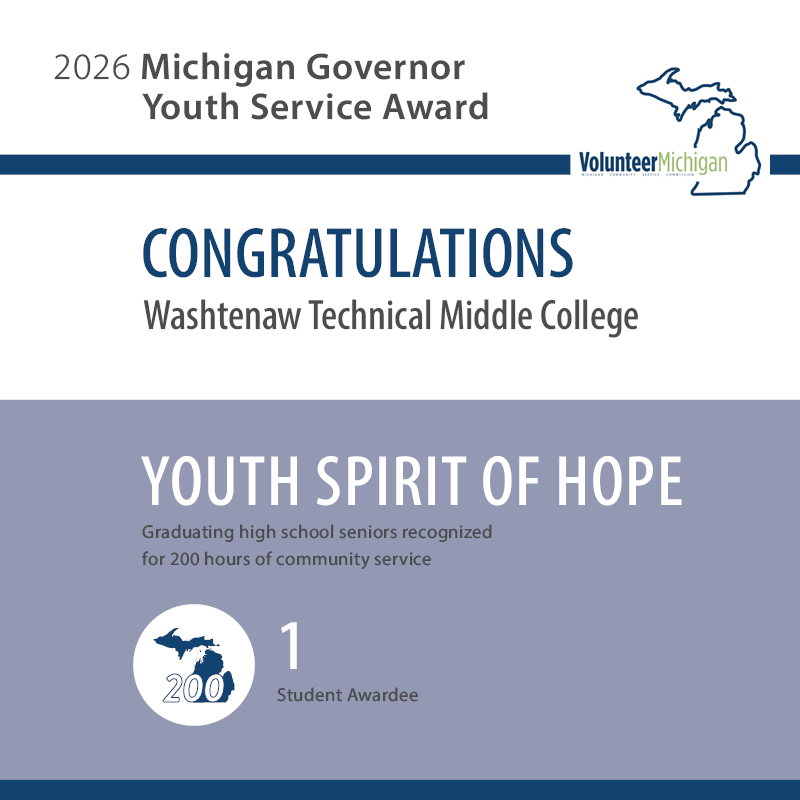 2025-26 Michigan Governor Youth Service Awards