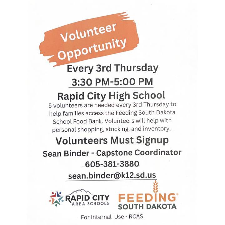 InnerView Opportunity RCHS Feeding SD food pantry